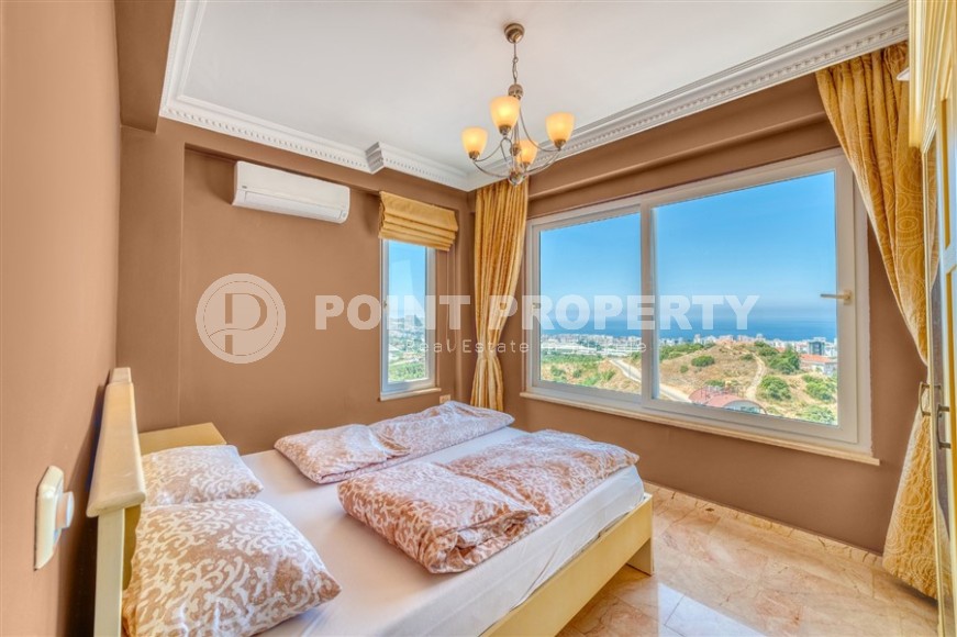 Панорамная двухэтажная вилла с роскошным видом на море, в зеленом, экологически чистом районе Аланьи - Каргыджак-id-6700-фото-7