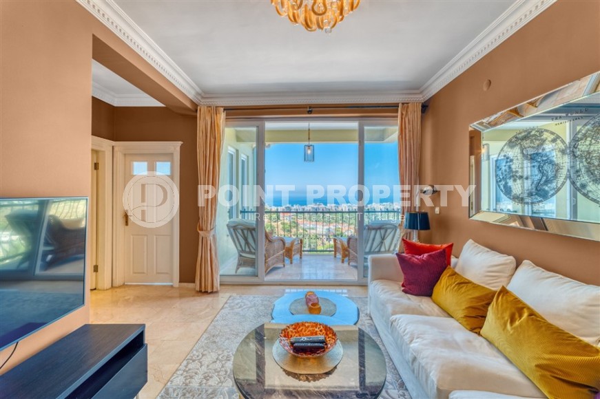 Панорамная двухэтажная вилла с роскошным видом на море, в зеленом, экологически чистом районе Аланьи - Каргыджак-id-6700-фото-13