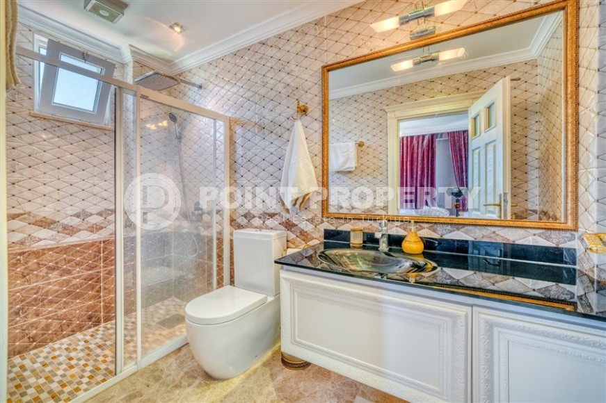 Панорамная двухэтажная вилла с роскошным видом на море, в зеленом, экологически чистом районе Аланьи - Каргыджак-id-6700-фото-15