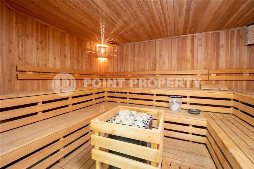 Comfortable apartment with modern design, furniture and household appliances, 900 meters from the sea, in a quiet area of Alanya - Cikcilli-id-6701-photo-12