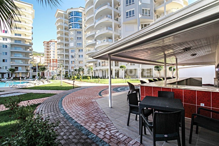 Comfortable apartment with modern design, furniture and household appliances, 900 meters from the sea, in a quiet area of Alanya - Cikcilli-id-6701-photo-15