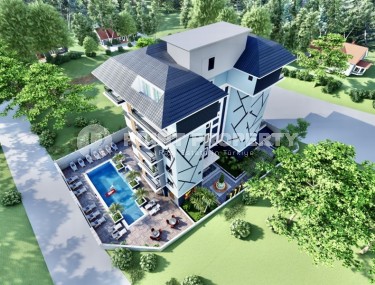 Компактная квартира 1+1, на 2-м этаже в резиденции на завершающем этапе строительства, в 1700 метрах от моря-id-6703-фото-3