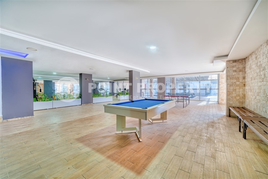 Комфортабельная двухуровневая квартира 2+1, с просторной террасой в саду, в 400 метрах от моря, в центре живописного, ухоженного района Аланьи - Кестель-id-6706-фото-21