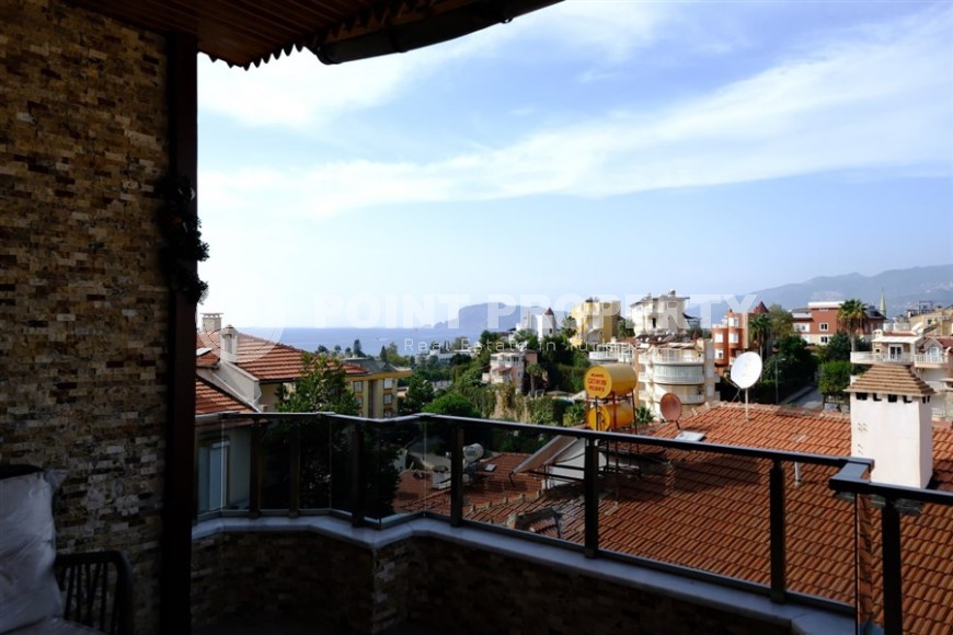 3-storey twin villa 450 meters from the sea, in a prestigious, picturesque area of Alanya - Kestel-id-6709-photo-21