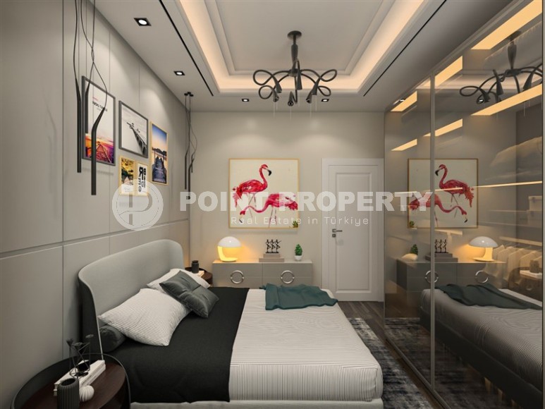 Новый инвестиционный проект в перспективном районе Аланьи - Паяллар - небольшая, комфортабельная бутик резиденция в 1900 метрах от моря-id-6711-фото-5