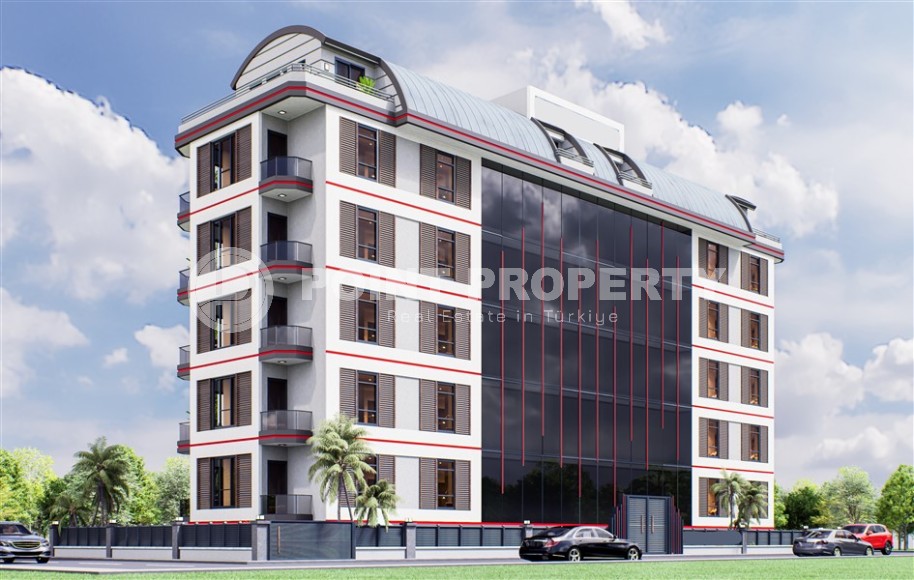 Apartments in a residential complex under construction 600 meters from the sea, a short walk from the center of Mahmutlar-id-6714-photo-1