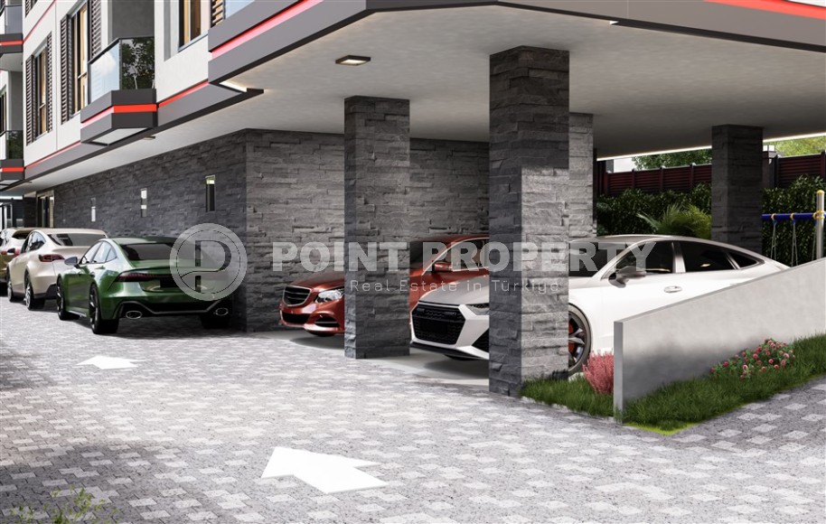 Apartments in a residential complex under construction 600 meters from the sea, a short walk from the center of Mahmutlar-id-6714-photo-9