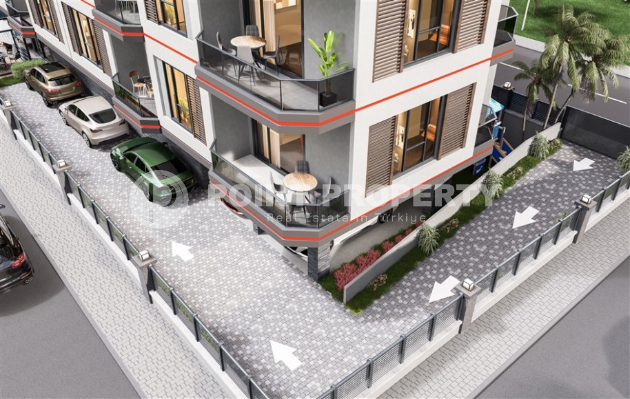 Apartments in a residential complex under construction 600 meters from the sea, a short walk from the center of Mahmutlar-id-6714-photo-12