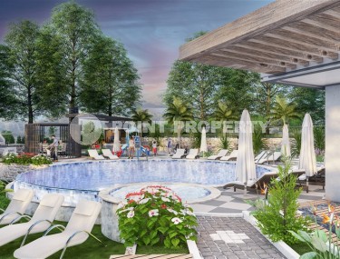 Новые квартиры в строящемся жилом комплексе, в 1500 метрах от моря, в зеленом, экологически чистом районе Аланьи - Демирташ-id-6715-фото-4