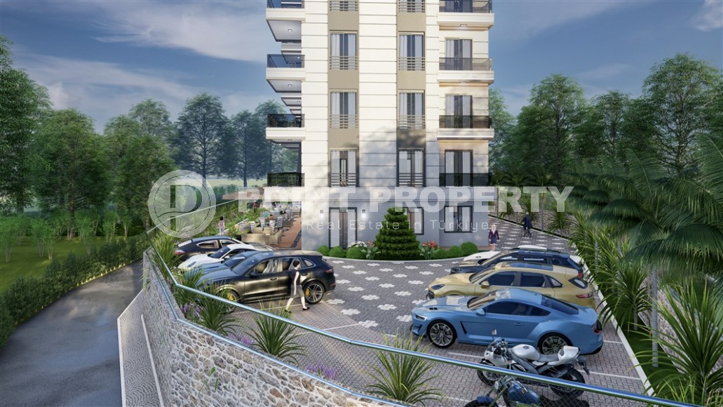 New apartments in a residential complex under construction, 1500 meters from the sea, in a green, environmentally friendly area of Alanya - Demirtas-id-6715-photo-10