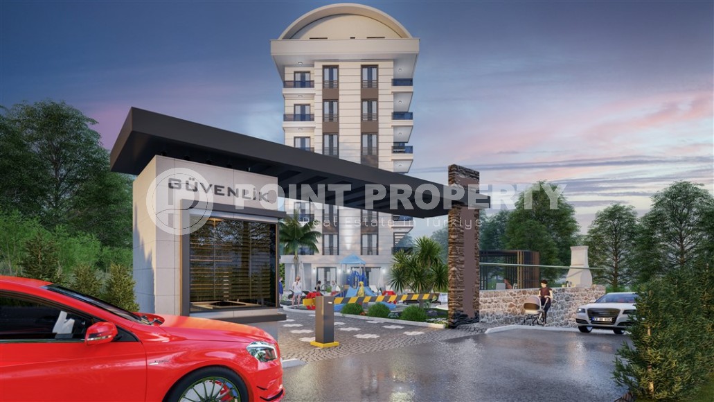 New apartments in a residential complex under construction, 1500 meters from the sea, in a green, environmentally friendly area of Alanya - Demirtas-id-6715-photo-11