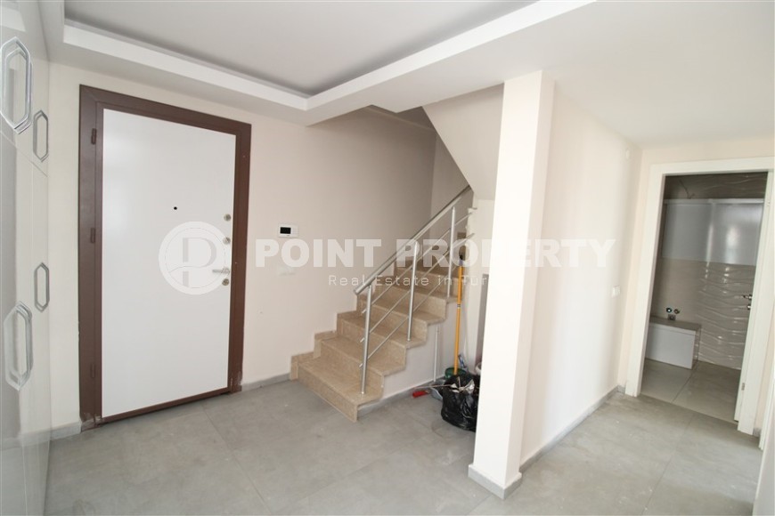 Панорамная квартира с видом на море и  горы, на 8-м этаже с мансардой, в центре современного района Аланьи - Махмутлар-id-6716-фото-9