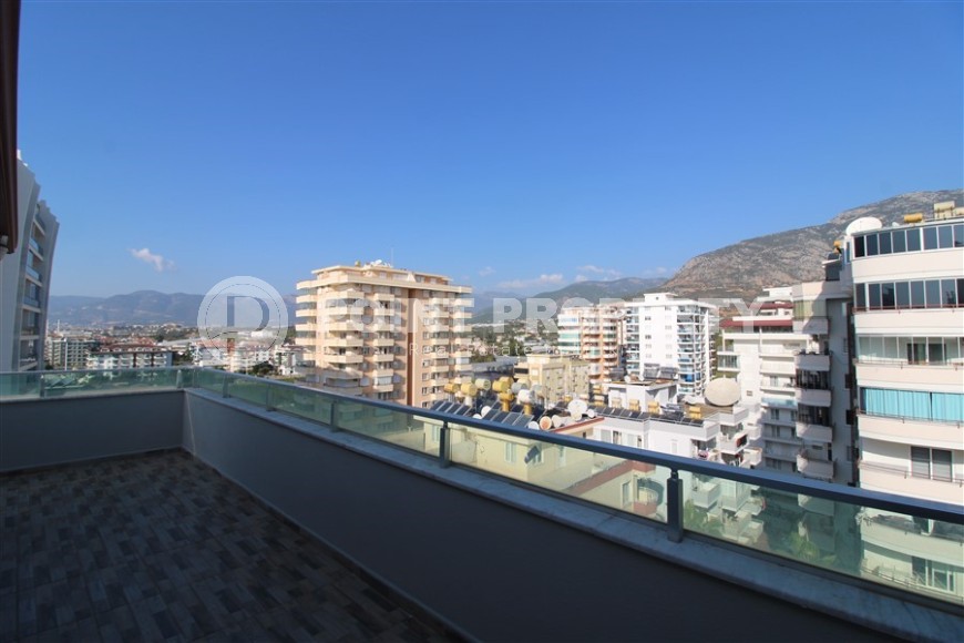 Панорамная квартира с видом на море и  горы, на 8-м этаже с мансардой, в центре современного района Аланьи - Махмутлар-id-6716-фото-19