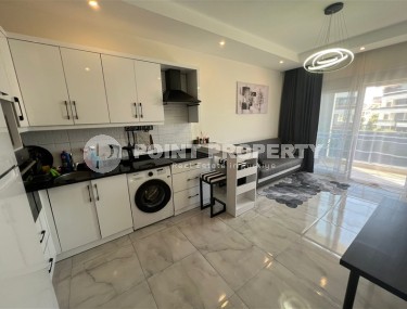 Компактная квартира 1+1, на площади 40 м2, в жилом комплексе 2022 года постройки, в живописном, ухоженном районе Аланьи - Нижняя Оба-id-6717-фото-3