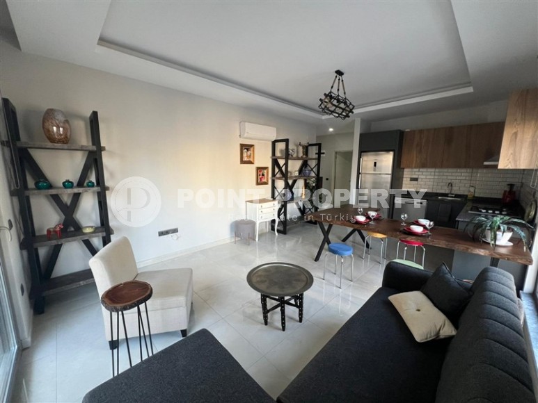 Small apartment with eco-style design, 400 meters from the sea, in the popular area of Alanya - Mahmutlar-id-6724-photo-2