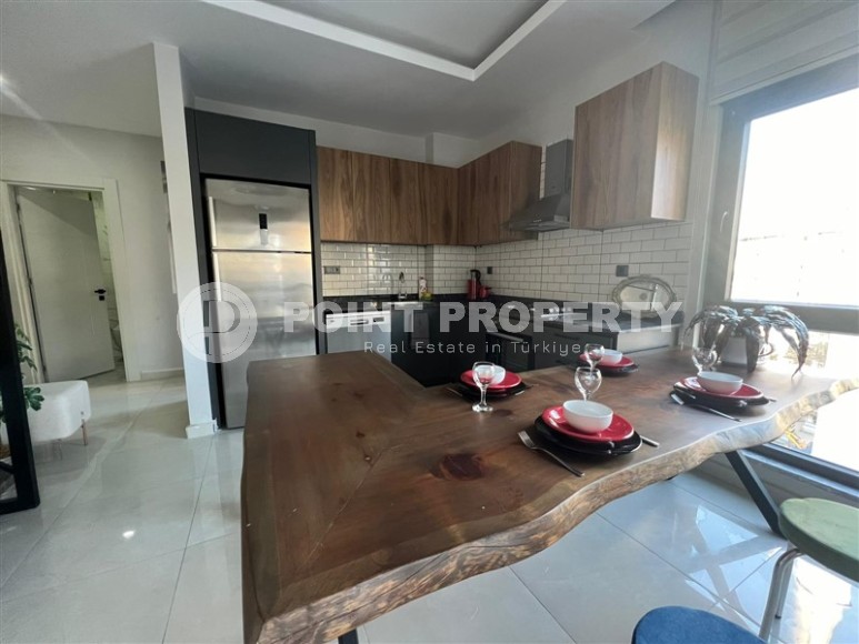 Small apartment with eco-style design, 400 meters from the sea, in the popular area of Alanya - Mahmutlar-id-6724-photo-4