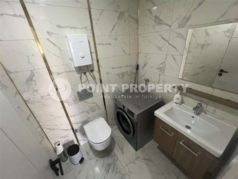 Small apartment with eco-style design, 400 meters from the sea, in the popular area of Alanya - Mahmutlar-id-6724-photo-8