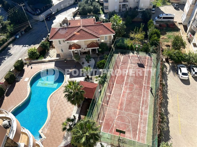 Panoramic apartment with views of the sea and the Taurus Mountains, in a comfortable residential complex, 1200 meters from the sea-id-6729-photo-10