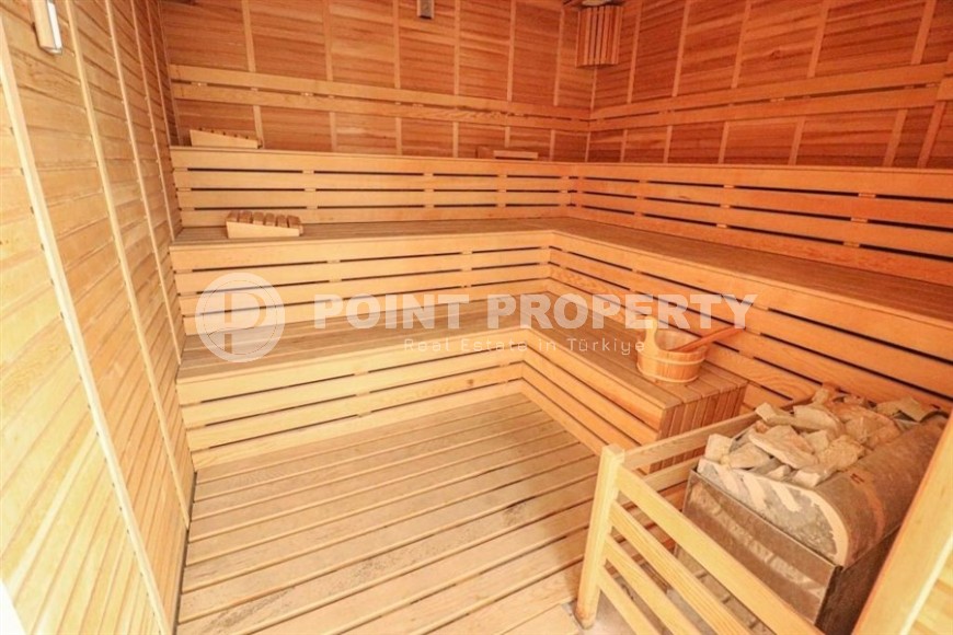 Panoramic apartment with views of the sea and the Taurus Mountains, in a comfortable residential complex, 1200 meters from the sea-id-6729-photo-14