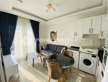 Современная квартира с мебелью и бытовой техникой, в 900 метрах от моря, в живописном районе Аланьи - Демирташ-id-6736-фото-3