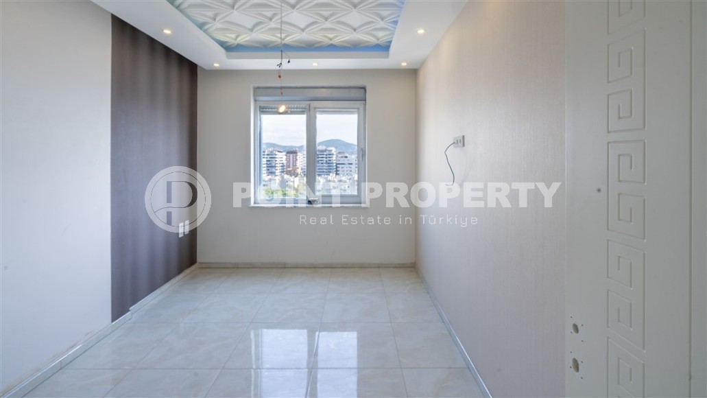 Панорамная квартира с видом на море, на 10-м этаже, в центре района Махмутлар-id-6742-фото-5