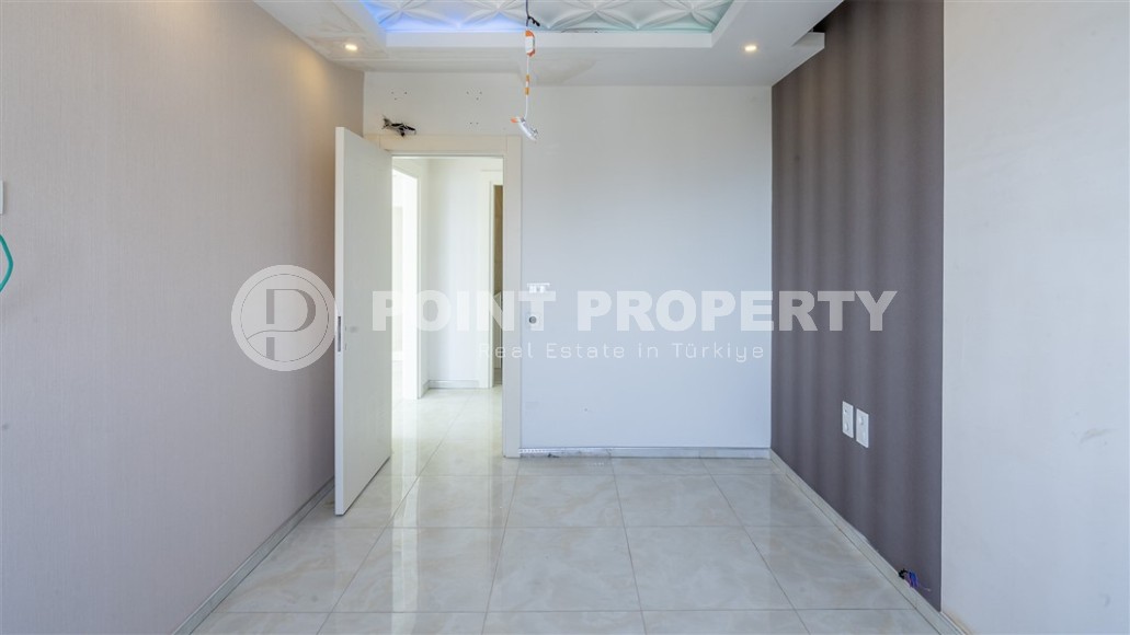 Панорамная квартира с видом на море, на 10-м этаже, в центре района Махмутлар-id-6742-фото-6