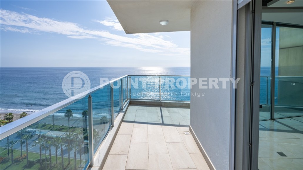 Панорамная квартира с видом на море, на 10-м этаже, в центре района Махмутлар-id-6742-фото-8