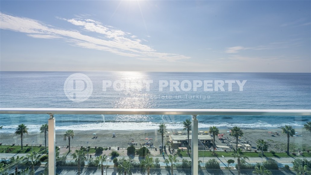 Панорамная квартира с видом на море, на 10-м этаже, в центре района Махмутлар-id-6742-фото-10