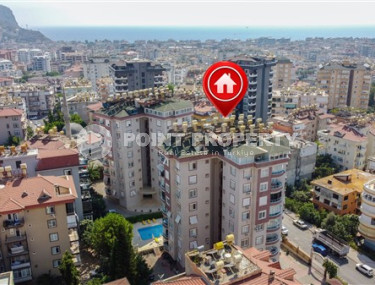 View furnished three-room apartment, 110m², in the center of Alanya-id-1528-photo-2