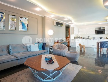Luxurious two-level apartment with designer renovation, 250 meters from the sea, in the center of Oba district-id-6755-photo-2