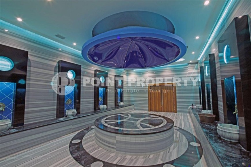 Luxurious two-level apartment with designer renovation, 250 meters from the sea, in the center of Oba district-id-6755-photo-19