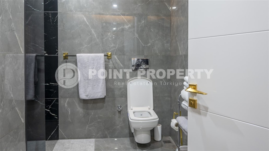 New apartment with modern design, 1100 meters from the sea, in a cozy area of Alanya - Lower Oba-id-6757-photo-6