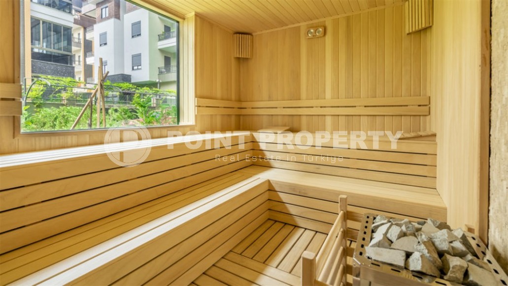 New apartment with modern design, 1100 meters from the sea, in a cozy area of Alanya - Lower Oba-id-6757-photo-9