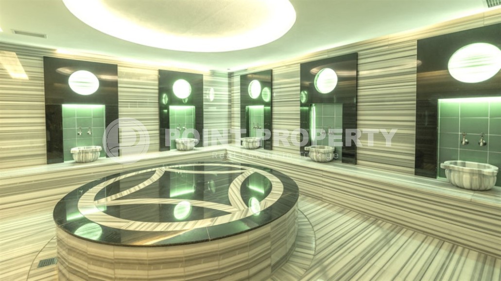 New apartment with modern design, 1100 meters from the sea, in a cozy area of Alanya - Lower Oba-id-6757-photo-10