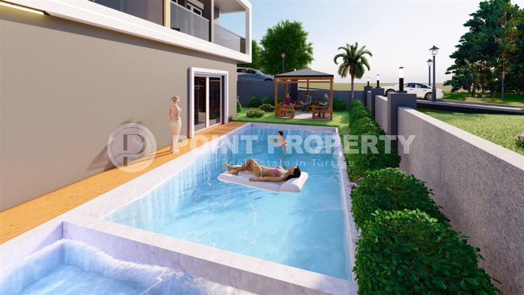 New investment project in a promising area of Alanya - Ciplakli - 5-storey residence 3500 meters from the sea-id-6763-photo-8