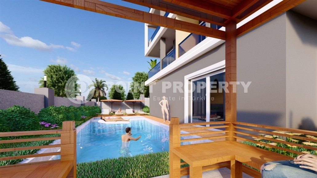 New investment project in a promising area of Alanya - Ciplakli - 5-storey residence 3500 meters from the sea-id-6763-photo-9