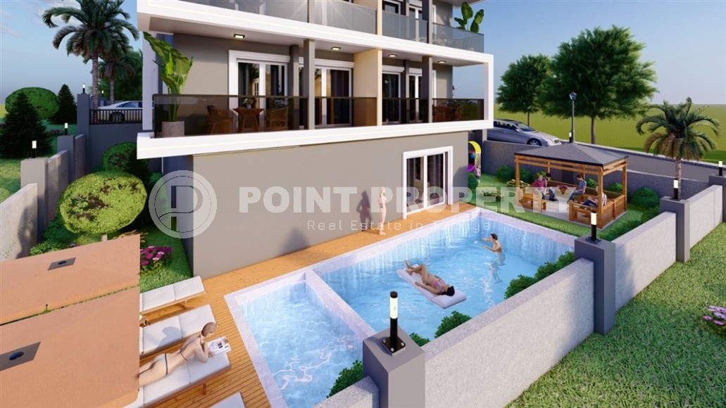 New investment project in a promising area of Alanya - Ciplakli - 5-storey residence 3500 meters from the sea-id-6763-photo-10