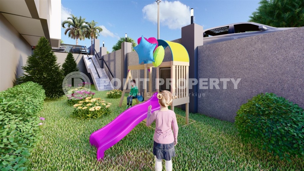 New investment project in a promising area of Alanya - Ciplakli - 5-storey residence 3500 meters from the sea-id-6763-photo-11