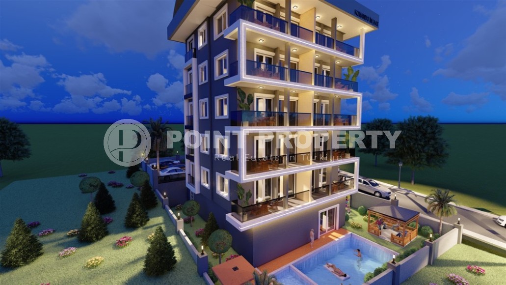 New investment project in a promising area of Alanya - Ciplakli - 5-storey residence 3500 meters from the sea-id-6763-photo-15