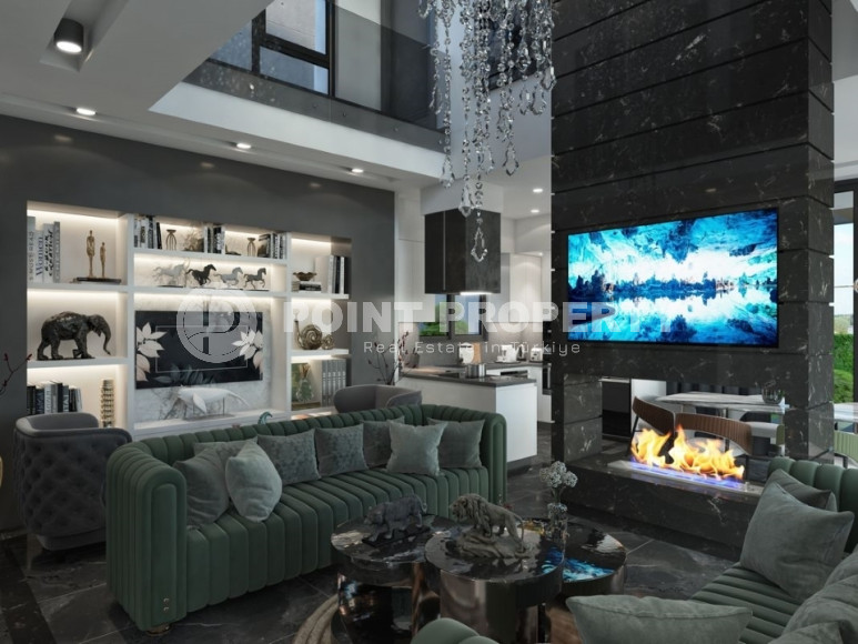 Элитная недвижимость в Аланье 3+1, 4+1 и 5+1 комфортабельные виллы, Каргыджак-id-1072-фото-5