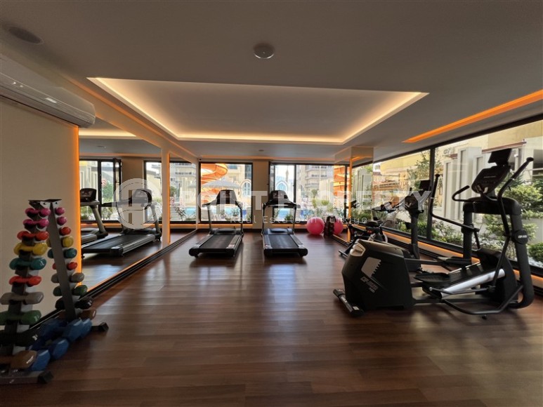 Комфортабельная квартира 1+1 в 350 метрах от пляжа, в центре современного района Аланьи - Махмутлар-id-6778-фото-9