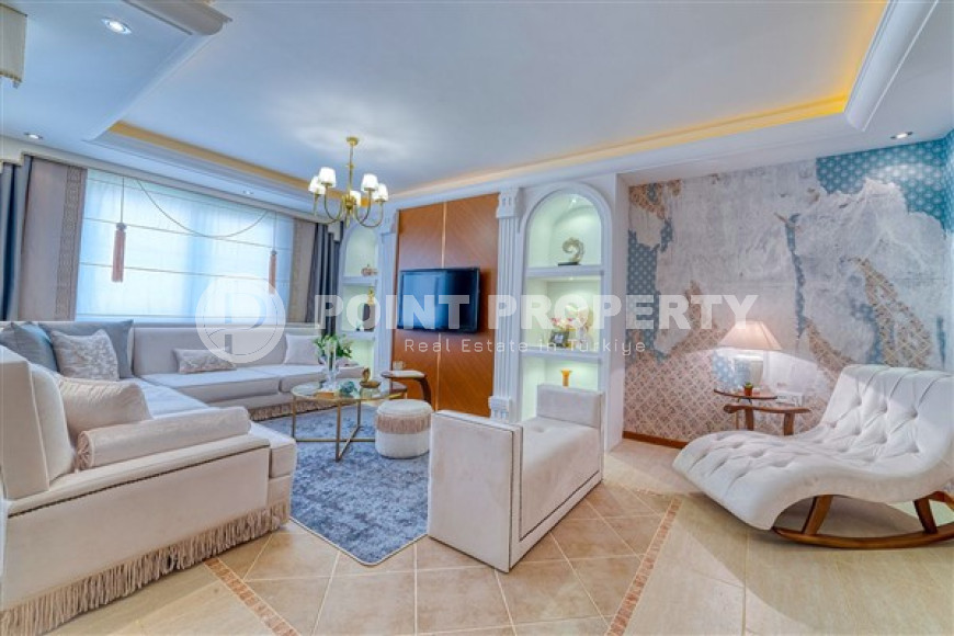 Designer two-bedroom apartment, 115m² in a cozy complex on the seafront in Mahmutlar-id-1530-photo-5