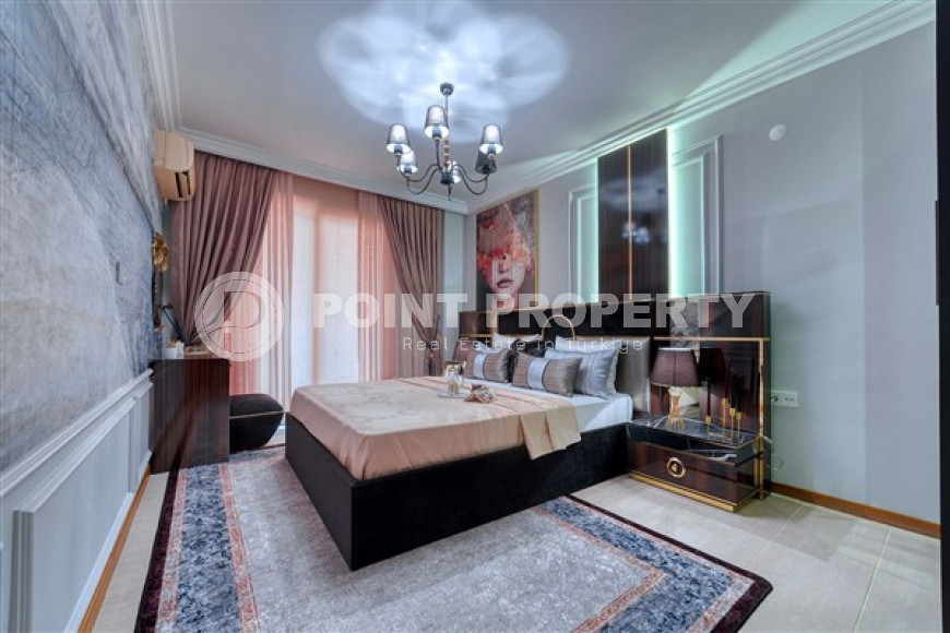 Designer two-bedroom apartment, 115m² in a cozy complex on the seafront in Mahmutlar-id-1530-photo-14