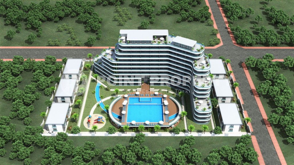 A new investment project in a promising area of Antalya - Altintas - a 10-storey residential complex with organized internal infrastructure-id-6790-photo-7