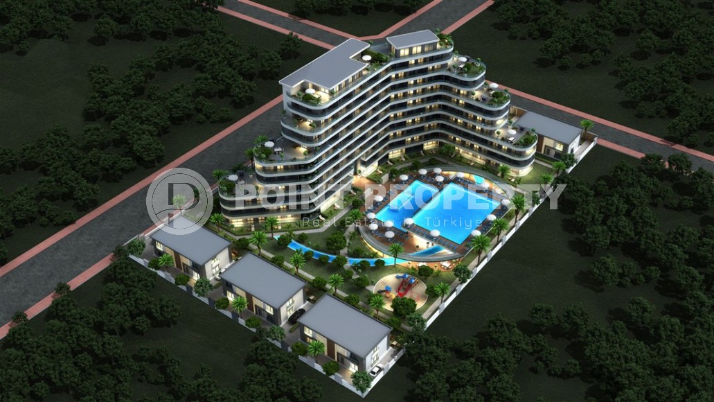 A new investment project in a promising area of Antalya - Altintas - a 10-storey residential complex with organized internal infrastructure-id-6790-photo-8
