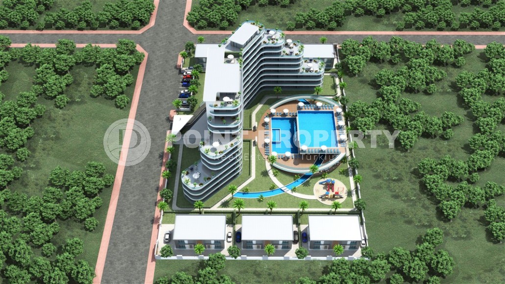 A new investment project in a promising area of Antalya - Altintas - a 10-storey residential complex with organized internal infrastructure-id-6790-photo-9
