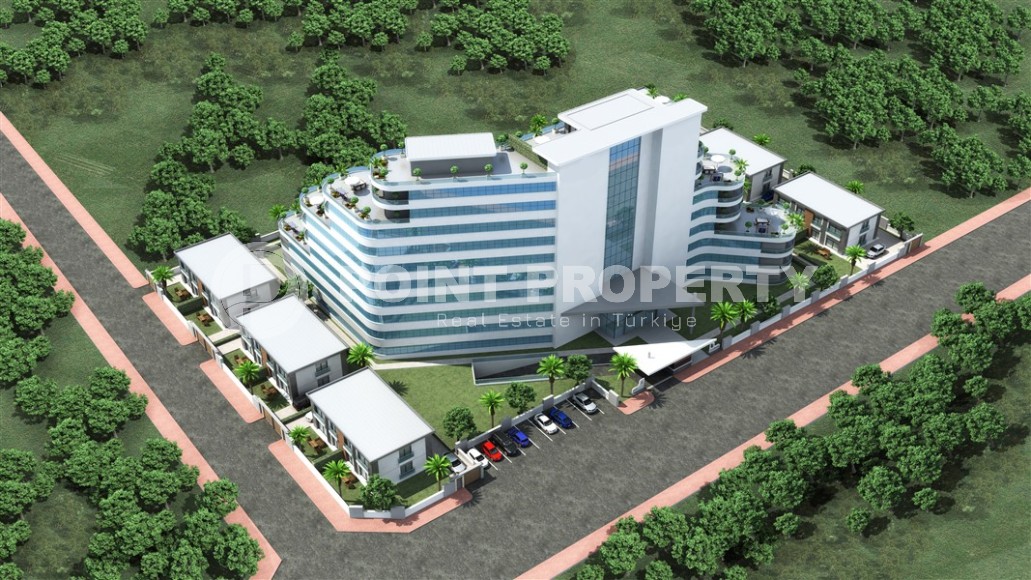 A new investment project in a promising area of Antalya - Altintas - a 10-storey residential complex with organized internal infrastructure-id-6790-photo-12