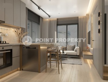 Квартиры в небольшой бутик резиденции на этапе строительства, в современном районе Анталии - Аксу-id-6791-фото-3