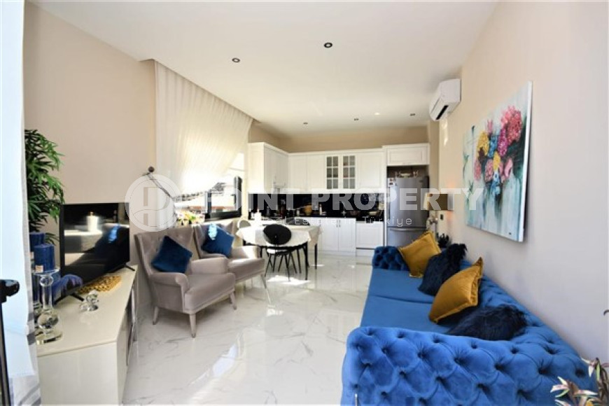 New three-room apartment, 85m², in an elite complex on the beach in Oba, Alanya-id-1531-photo-4