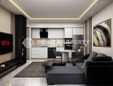 Apartments in a residential complex under construction 400 meters from the sea, in a comfortable area of Alanya - Lower Oba-id-6798-photo-3